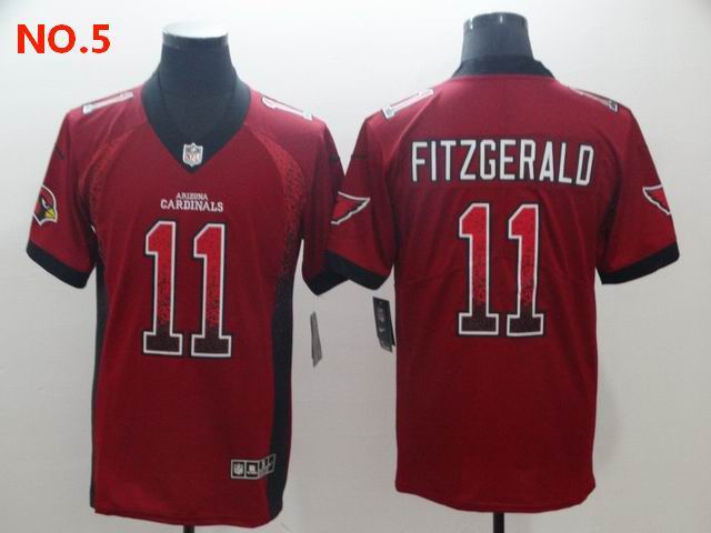 Men's Arizona Cardinals #11 Larry Fitzgerald Jersey NO.5;